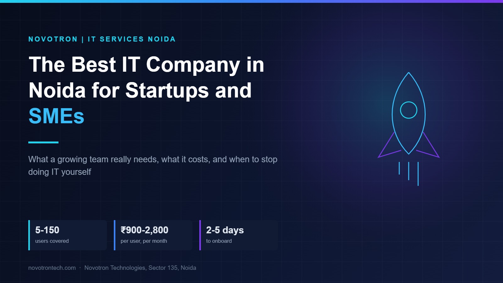Choosing an IT company in Noida for startups and SMEs - 2026 guide by Novotron Technologies