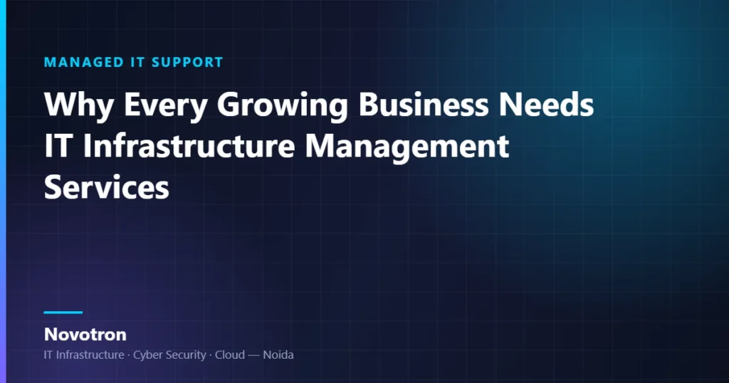 Novotron guide — Why Every Growing Business Needs IT Infrastructure Management Services